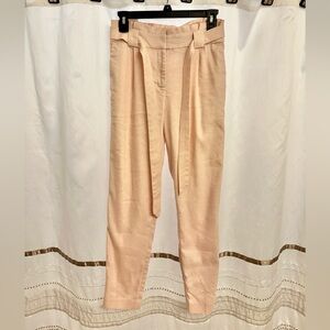 Express Paperbag Ankle Pants Size 0 light Pink